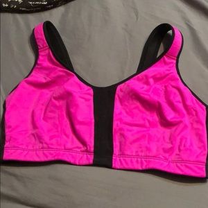 Pink and black L I V I  Active 44DDD Sports Bra